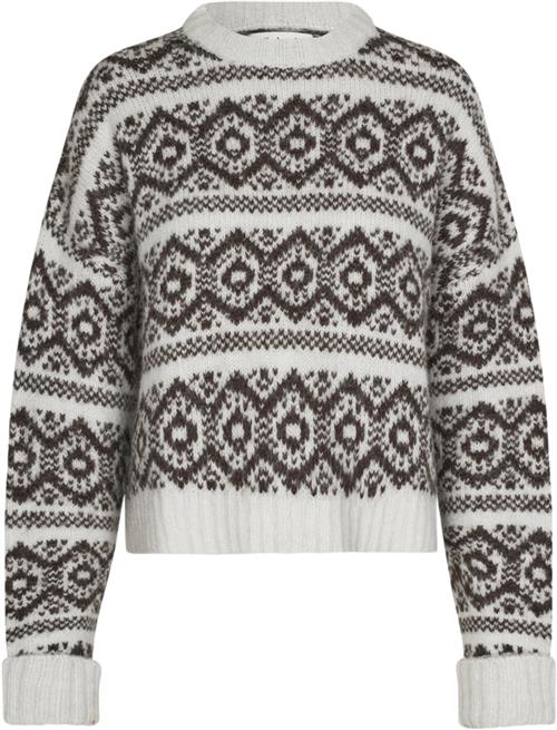 Se Lollys Laundry Lottiell Jumper LS Kvinde Choco Sweaters Str L - hos Magasin ved Magasin