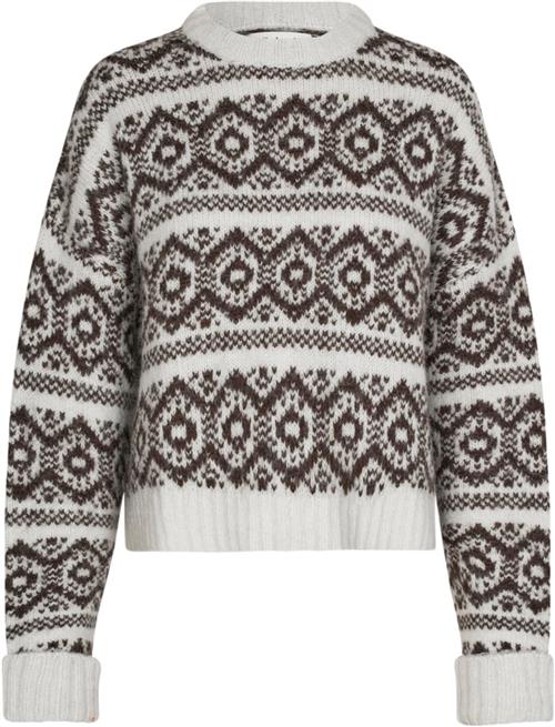 Se Lollys Laundry Lottiell Jumper LS Kvinde Choco Sweaters Str M - hos Magasin ved Magasin