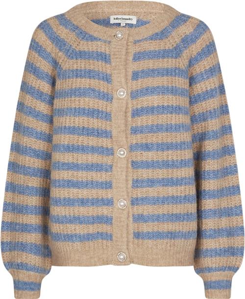 Lollys Laundry Novall Cardigan LS Kvinde Light Blue Cardigans Regular Fit Str S - hos Magasin