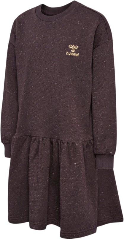 Hummel Hmlcarola Dress L/S Str 9 år / 134 cm - Raisin Kjoler hos Magasin