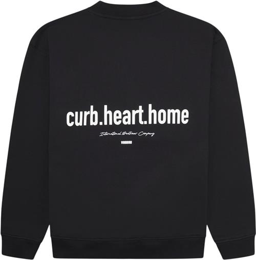 Se Woodbird Wbcope Home Crew Mand Black Sweatshirts Str L - hos Magasin ved Magasin