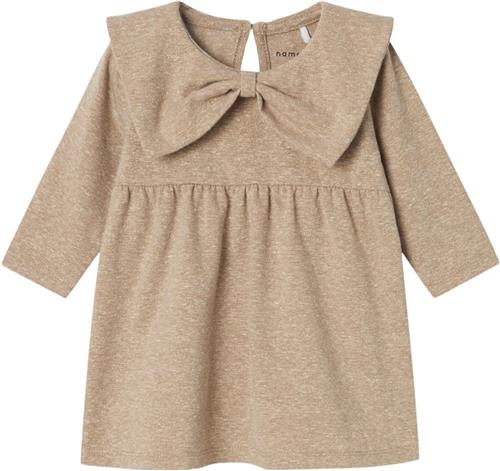 Name It Nbfrossia LS Dress Str 80 - Weathered Teak Kjoler hos Magasin