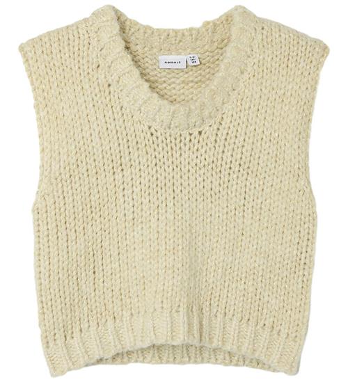 Se Name It Vest - Strik - NkfRompas - Summer Sand ved KidsWorld