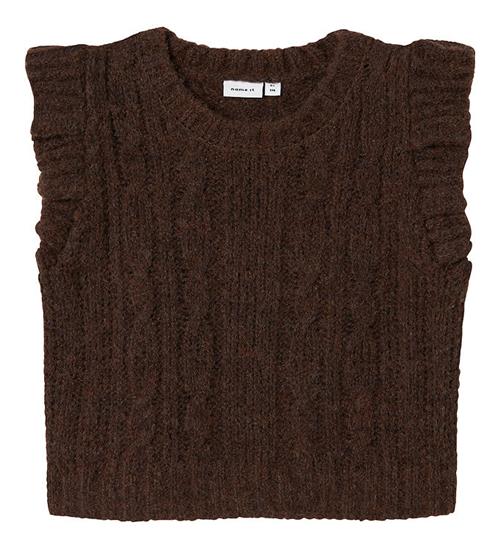 Name It Vest - NmfRalilli - Chocolate Brown