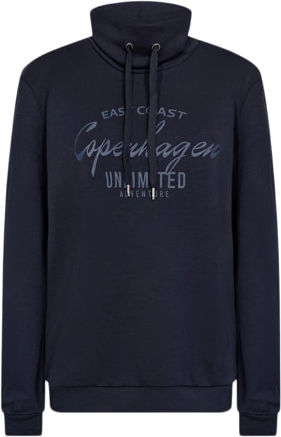 soyaconcept Scbanu 186 Sweatshirt Navy Kvinde 6910 Navy Sweatshirts Str L - Polyester hos Magasin