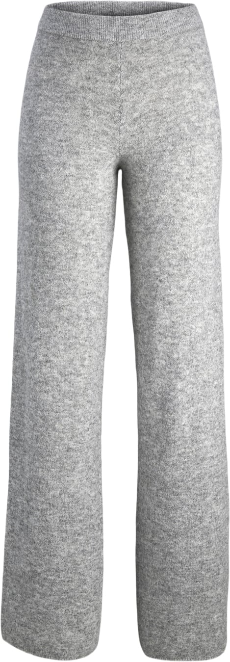 JJXX Jxmirella Diverse Pant Knit Kvinde Grey Melange Bukser Regular Fit Str L - hos Magasin