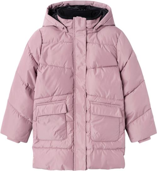 Name It Nkfmedow03 Jacket Long FO Noos Str 140 - Grape Shake Vinterjakker hos Magasin