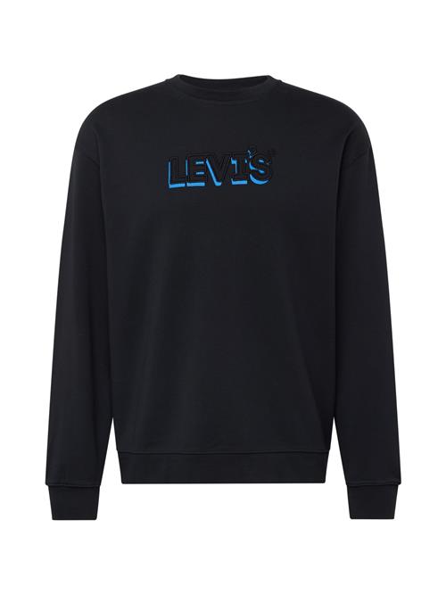 LEVI'S ® Sweatshirt 'Relaxd Graphic Crew'  azur / sort