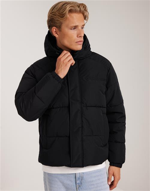 Jack & Jones Jjebradley Puffer Hood Sn Puffer jackets Sort