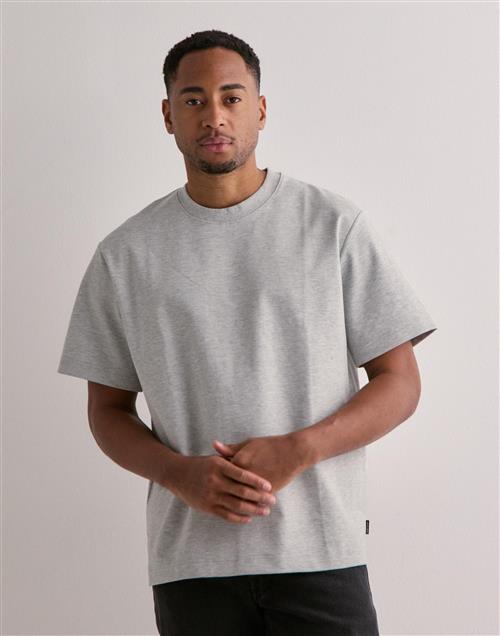 Jack & Jones Jcospongy Tee Ss Crew Neck Kortærmede t-shirts Grå