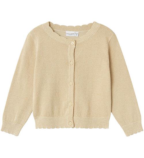 Se Name It Cardigan - Strik m. Glimmer - NmfVamyne - Summer Sand/Go ved KidsWorld