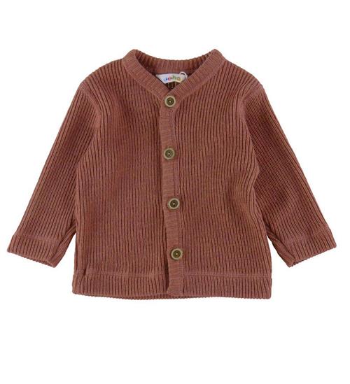 Se Joha cardigan - Strik - Uld - Brun ved KidsWorld