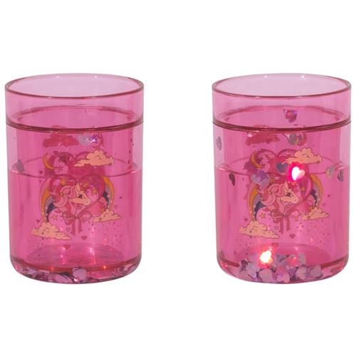 Se Konges Sløjd 2 Pack Glitter Cups Horn Stars | Lyserød | 0 ved Babyshop