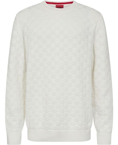 Se HUGO Selio Kvinde Natural Sweaters Str S - hos Magasin ved Magasin