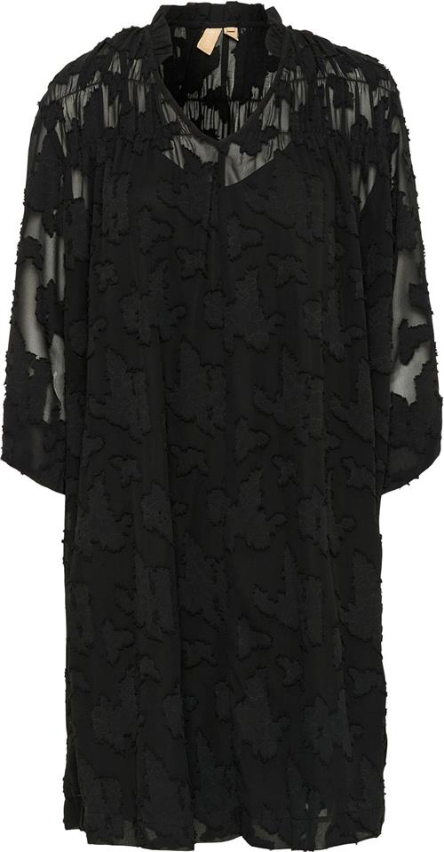 Se Culture Cusanta Dress Kvinde Black Midi Kjoler Str XS - hos Magasin ved Magasin