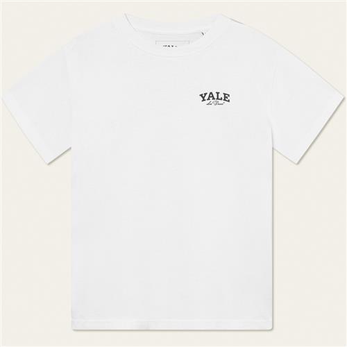 Les Deux x Yale Yale Bulldog Tshirt Mand Hvid Kortærmede T-shirts Str XXL - Bomuld hos Magasin