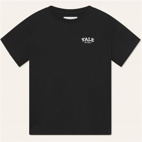 Les Deux x Yale Yale Bulldog Tshirt Mand Sort Kortærmede T-shirts Str M - Bomuld hos Magasin