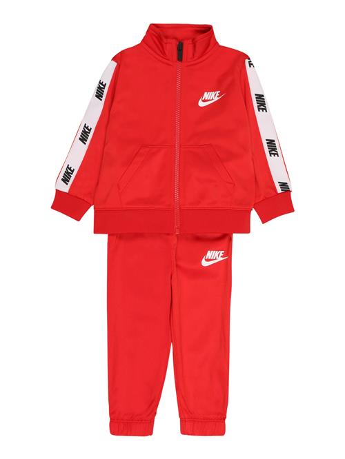 Nike Sportswear Joggingdragt  rød / sort / hvid