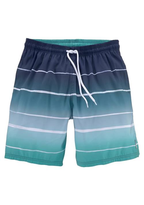 BENCH Badeshorts  navy / turkis / dueblå / hvid