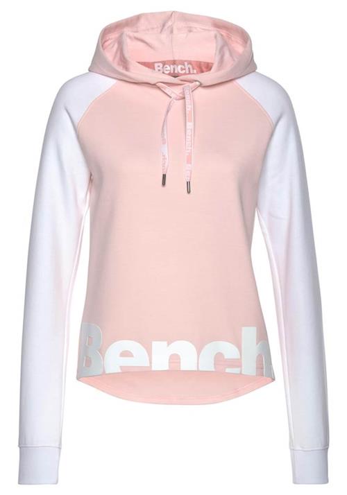 Se BENCH Sweatshirt  pink / hvid ved About You