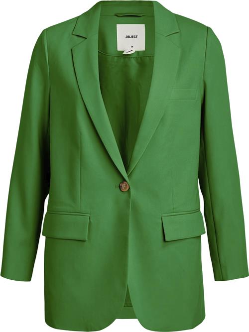 Object Objsigrid L/S Blazer Noos Kvinde Fern Green Blazere Str 40 - hos Magasin