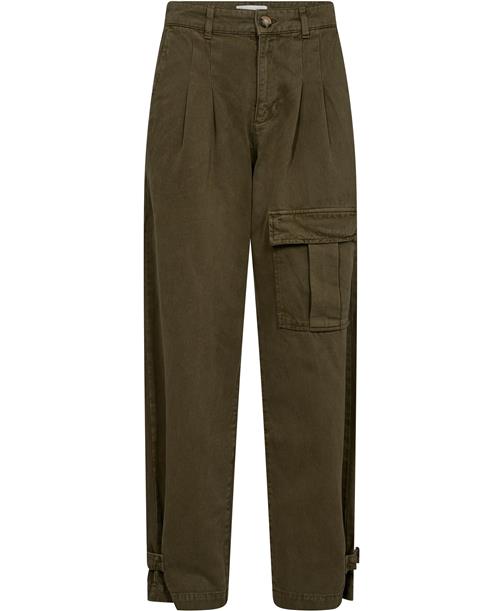 Ba&sh Pantalon Maroon Kvinde Kaki Cargo Bukser Str M - hos Magasin