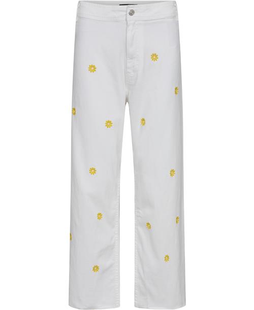 Desigual Denim_Ideas, 1030 Jeans White, 40 Kvinde 1030 Jeans White Straight Jeans Str 44 - hos Magasin