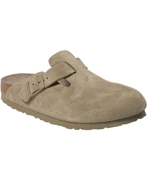 Se Birkenstock Boston SFB VL Faded Khaki Kvinde Green Slip-ins Str 43 - hos Magasin ved Magasin