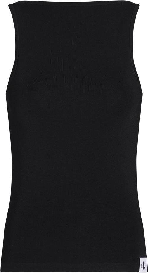 Se Calvin Klein Archive Sweater Tank Kvinde Beh Tanktoppe Str XS - hos Magasin ved Magasin