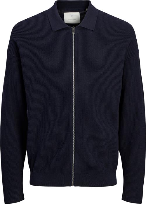 Se Jack & Jones Jprccspring Perfect Knit Cardigan S Mand Night Sky Sweaters Str S - hos Magasin ved Magasin