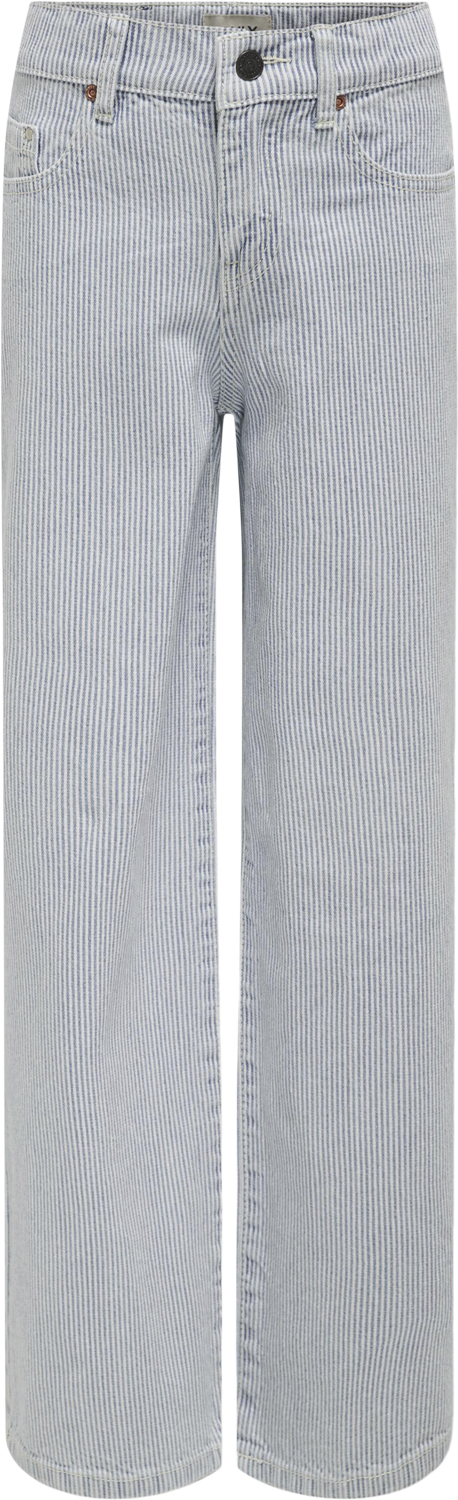 ONLY Koghope Wide Pant PNT Str 140 - Light Blue Denim Jeans hos Magasin