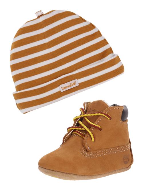 Se TIMBERLAND Newborn  brun / hvid ved About You