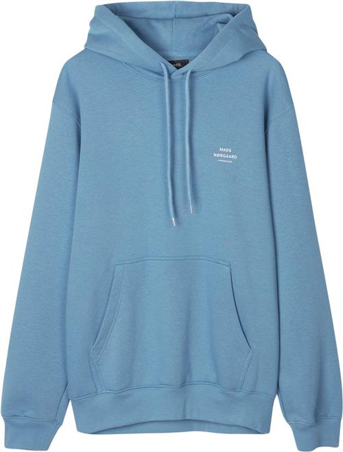 Mads Nørgaard - Copenhagen Standard Hoodie Logo Sweat Mand Captain`S Blue Hoodies Str S - hos Magasin