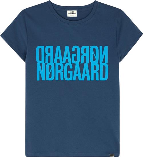 Mads Nørgaard - Copenhagen Tuvina Tee Str 12 år - Blå Kortærmede T-shirts hos Magasin