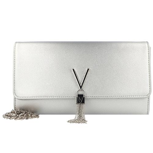 VALENTINO Clutch 'Divina '  sølv