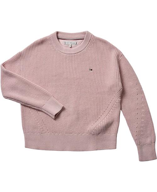 Tommy Hilfiger Essential Sweater Str 4 år / 104 cm - Whimsy Pink Sweatshirts hos Magasin