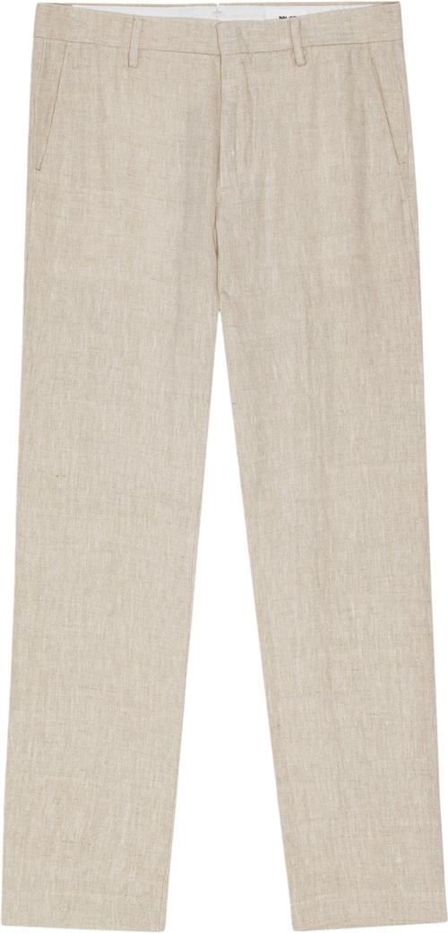 NN07 Theo Linen 1454 Mand Oat Chinos Str W29/L32 - hos Magasin