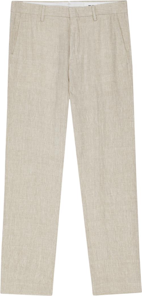 NN07 Theo Linen 1454 Mand Oat Chinos Str W36/L32 - hos Magasin