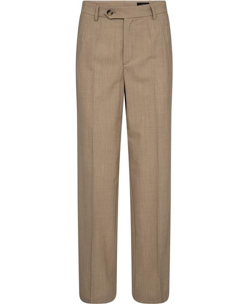 Sand 1101 Super Stretch W Dori High Kvinde Light Camel Bukser Med Lige Ben Str 42 - hos Magasin