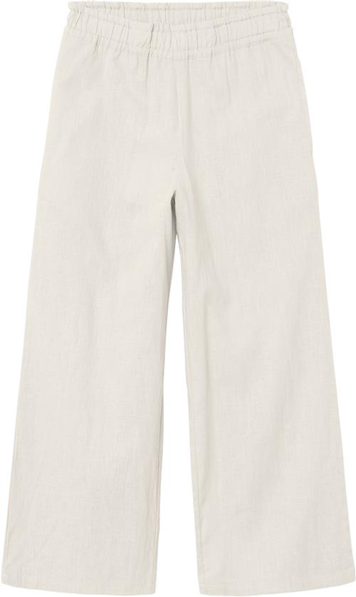 Name It Nkffalinnen Wide Pant Noos Str 134 - Jet Stream Bukser hos Magasin