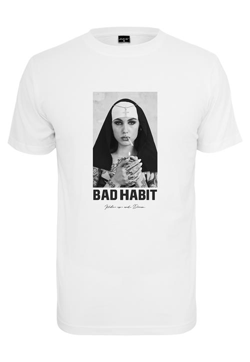 Mister Tee Bluser & t-shirts 'Bad Habit'  grå / mørkegrå / sort / hvid