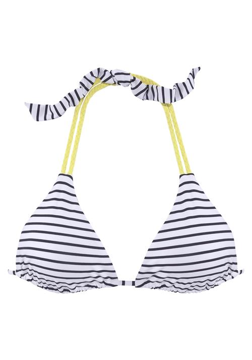VENICE BEACH Bikinioverdel  gul / sort / hvid
