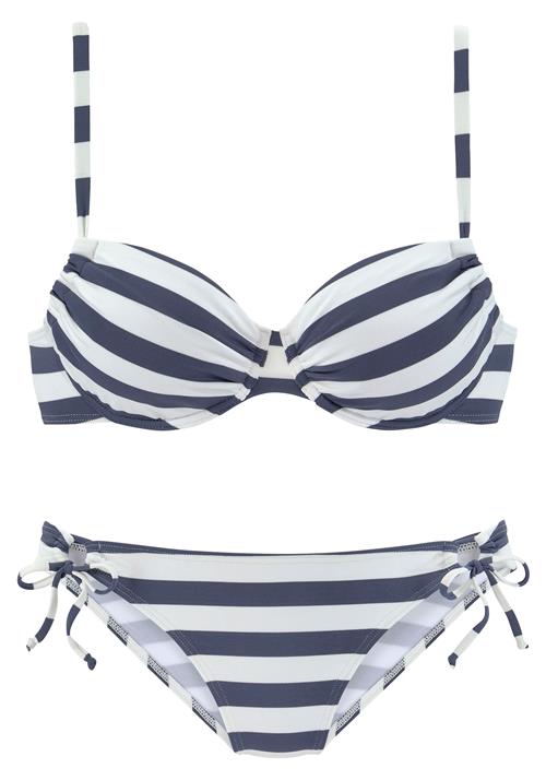 VENICE BEACH Bikini  navy / hvid