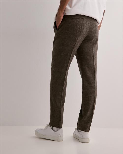 Selected Homme Slhslim-Reed Wool Trs Noos Habitbukser Brun