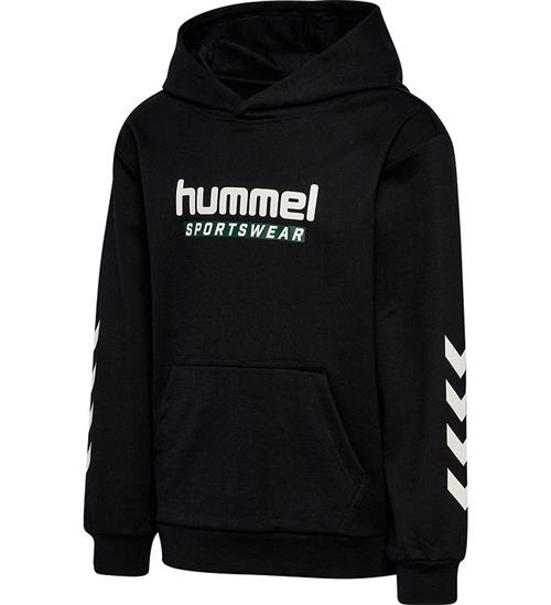 Hummel Hættetrøje - hmlJr Logo Hoodie - Dress Blue