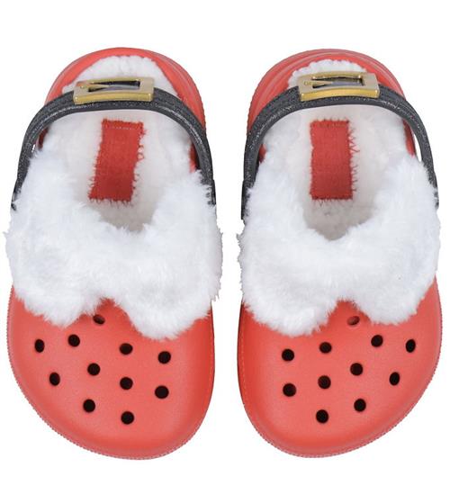 Crocs Sandaler - Classic Lined Santa Clog T - Varsity Red