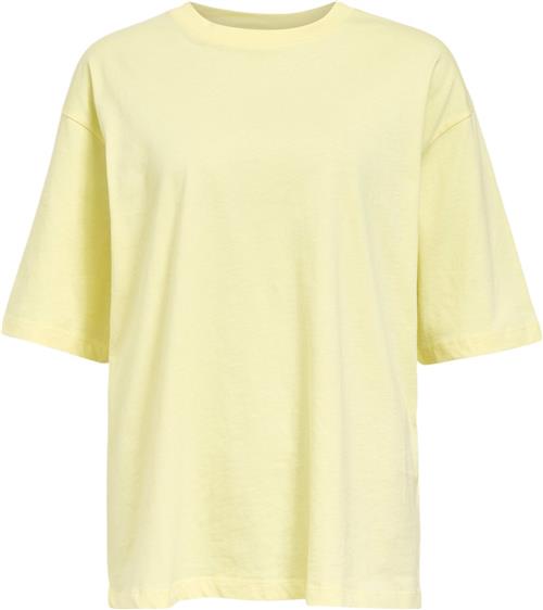 Object Objgima 2/4 Oversize Tshirt Noos Kvinde Lemon Meringue/col Toppe Str XL - hos Magasin