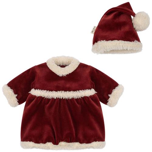 Konges Sløjd Doll Christmas Dress Grs Jolly Red | Rød | 01