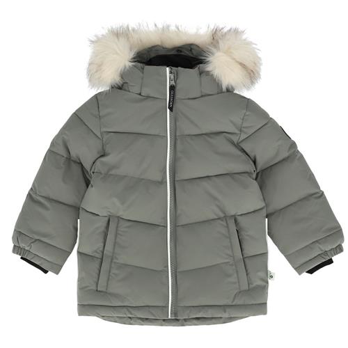 Gullkorn Design Talk Parka-jakke i Matte Green | Grønn | 134 cm