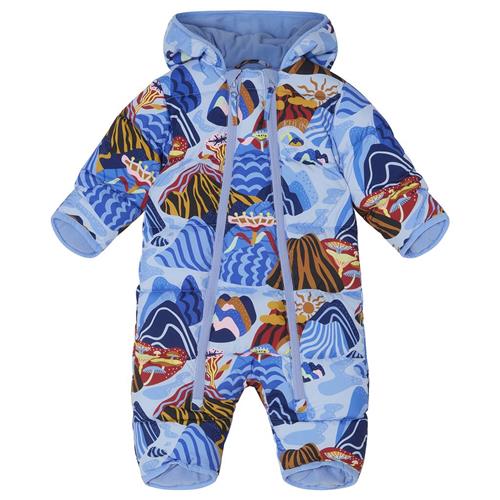 Kuling Bern Mønstret Flyverdragt Manne Jalilian 74/80 cm  Blå  74/80 cm  Unisex